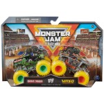 Monster Jam, Official Grave Digger Vs. Max D Die-Cast Monster Trucks, 1:64 Scale, Kids Toys for Boys Ages 3 and up