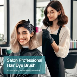 Kootinn 3-Piece Hairdressing Suite: Precision Applicator Brushes for Hair Dye & Styling - Salon-Quality Tools for Home and Professional Use