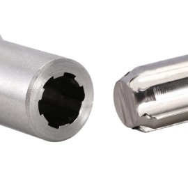 INJORA Stainless Steel Drive Shafts for FMS FCX10 Upgrade 1/10 RC Crawler, 104-139mm