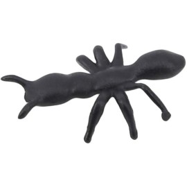 BWESOO 100Pcs Black Fake Black Ant Realistic Imitation for Halloween Prank Props Simple and Sophisticated Design Executive Desk Games