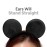 SAMARKAND Mickey Ears Headbands, 3PCS - Elastic Adjustable Headband Headache Free - Mouse Ears For Boys and Girls (Mickey)