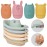 HYSZXUS Bath Toys Floating Boats with Silicone Bathtub Toys,9pcs Mold Free Baby Bath Toys for Infants 6-12-18 Months,Water Table Toys for Toddlers 1-3,Shower Toys Pool Toys for 1 2 3 4 Boys Girls Kids