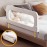 Baby Bed Guard Rail for Toddler - 48in Adjustable Heights, Swing Down Bedrail, Extra Tall Child Safety Side Railing Guards for Kids - Toddler Bed Rail for Queen, King, Twin, and Bunk Size Beds - Full