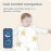 TOTBASIC Sleep Sack 0-6 Months 2-Pack,0.5 TOG Summer Wearable Blanket with 2-Way Safe Zippers,Soft Sleeping Bag for Babies