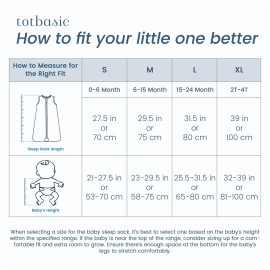 TOTBASIC Sleep Sack 0-6 Months 2-Pack,0.5 TOG Summer Wearable Blanket with 2-Way Safe Zippers,Soft Sleeping Bag for Babies