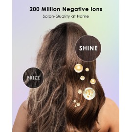 OSOU Hair Dryer, Negative Ionic Hair Blow Dryer, High-Speed Blow Dryer with 110, 000 RPM Brushless Motor, Fast Drying Lightweight Travel Hairdryer, Low Noise Home Hair Dryers with Smooth Nozzle