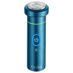 Ovrbs Electric Razor,Aluminum Alloy Body,3D Floating Shaver Head,Type-C Charging,use for 45 Days(RK100-Blue)