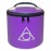 UK EMPIRE GROUP Masonic LOCOP Fez Case Purple (Embroidered Emblem), Hat Carrying Storage Box