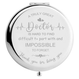 Kasuwow Doctor Gifts for Women Compact Mirror, Gifts for Doctor, Appreciation Gifts for Doctor, Thank You Doctor Gifts for Doctor Retirement, Birthday