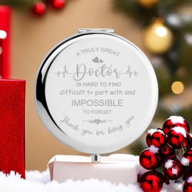 Kasuwow Doctor Gifts for Women Compact Mirror, Gifts for Doctor, Appreciation Gifts for Doctor, Thank You Doctor Gifts for Doctor Retirement, Birthday