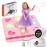 Acelufly Rechargeable Dance Mat Toys for Girls, Light Up Dance Pad with Wireless Bluetooth, Xmas B-Day Gifts for 3 4 5 6 7 8 9 10 11 12 Years Old Kids (Pink)