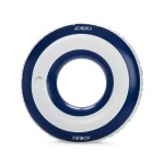 FUNBOY Giant Navy Blue Stripe Inflatable Tube Pool Float with Cup Holder 48 | Large Pool Float for Adults | Inner Tube Swimming Pool Toys Swim Rings | Pool Lounger Float for Pool Party & Summer