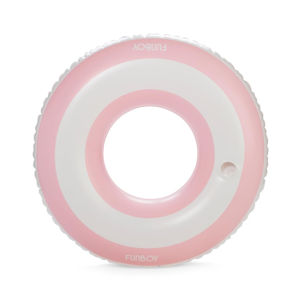 FUNBOY Giant Pink Ring 48\'\' Tube Float, with Integrated Cup Holder, Perfect for a Summer Pool Party, Large