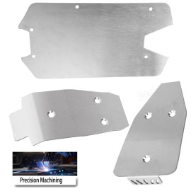 RCMYou Stainless Steel Chassis Protect Armor Skid Plate Guard Upgrades Part for 1/10 Big Rock/Senton 3S BLX;1/8 Infraction/Typhon/Vendetta 3S BLX,Chassis Protect Armor Hops Up