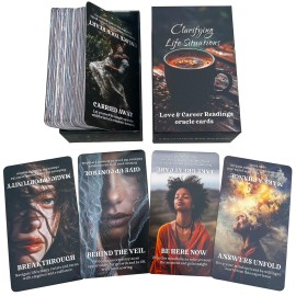 DPEHAKMK Clarifying Life Situations Oracle Cards, Love and Career Oracle Deck for Beginners, Cover All Areas in Life, Love, Spiritual Journey, and Career