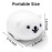 Squishy Shiba Inu Stress Balls for Adults and Kids (White) Dough Ball Squishy Toys, Dog Squeeze Ball Stress Relief Sensory Toys for Easter Basket Stuffers