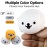Squishy Shiba Inu Stress Balls for Adults and Kids (White) Dough Ball Squishy Toys, Dog Squeeze Ball Stress Relief Sensory Toys for Easter Basket Stuffers