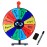 LRMBKM 12 Slots Prize Wheel,12 Inch Prizes Spinner with Stand and Heavy Duty Base,Ruleta De Premios,Spin The Wheel for Fortune Spinning Game Carnival & Engaging Home Parties,Tradeshow.