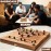 Jackaroo World - Barricade Board Game - Malefiz - New 2025 Dice Games - 2-4 Player Competitive Strategy Game - Fast Track Board Game Fun Wooden Dice Game for Family & Friends - Adults Games Wood Games
