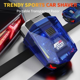 Cyberpunk Mini Electric Shaver, Portable Electric Razor for Men, Smart Display, IPX7 Waterproof, Wet & Dry Shaving, Rechargeable Cordless Rotary Shaver for Home, Office, Car, Gifts Cyberpunk Mini Electric Shaver, Portable Electric Razor for Men, Smart Display, IPX7 Waterproof, Wet & Dry Shaving, Rechargeable Cordless Rotary Shaver for Home, Office, Car, Gifts