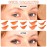 Thinp 20 Pcs Silicone Lash Lift Pads,Lash Lift Shields with XL/L/M/S/XS 5 Size Reusable Lash Lift Shields for Lash Lifting Eyelash Perm Soft Silicone Pads Lash Lift Supplies10 Green+10 Orange