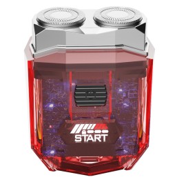 Cyberpunk Mini Electric Shaver, Portable Electric Razor for Men, Smart Display, IPX7 Waterproof, Wet & Dry Shaving, Rechargeable Cordless Rotary Shaver for Home, Office, Car, Gifts Cyberpunk Mini Electric Shaver, Portable Electric Razor for Men, Smart Display, IPX7 Waterproof, Wet & Dry Shaving, Rechargeable Cordless Rotary Shaver for Home, Office, Car, Gifts