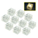 Lights Bricks, 10PCS 2x2 Classic Light Up Bricks Accessories Kits, Transparent LED Accessories Pack, Parts Pieces Building Blocks Set Toys