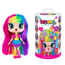 Decora Girlz 5 Collectible Dolls, 8 Surprises to UNbox, Fun Fashions & Stickers, 9 to Collect