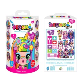 Decora Girlz 5 Collectible Dolls, 8 Surprises to UNbox, Fun Fashions & Stickers, 9 to Collect