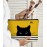 BARPERY Cat Makeup Bag - Small Cute Cosmetic Bag for Women & Teen Girls - Birthday & Cat Lady Gifts (Black, Yellow)