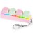 Keyboard Fidget Toy for Adults Keyboard Clicker with LED Light Keychain Fidget Stress Relief Sensory Toy