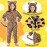 Joycover Cat Costume For Girls, Onesie Leopard Costume Girls, Leopard Cat Costume For Kids Dress Up, Role Play Halloween Costumes For Girls Kids Aged 5-6, Size S
