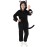 Joycover Cat Costume For Girls, Black Cat Costume For Girls Kids Dress Up, Onesie Cat Noir Costume, Role Play Halloween Costume For Kids Aged 9-10, Size L