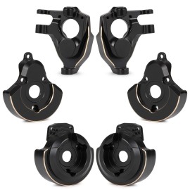 Brass Knuckle Weights Front and Rear Portal Cover for 1/10 RC Crawler Vanquish VS4-10 Phoenix F10 Portal Axle Lower COG