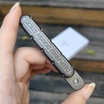 T-Conceal EDC Fidget Slider Fidget Toy Adult Stress Relief Metal Rotation Push Pull ADHD Recreational Fidget Toy Tactile Coin Fritter