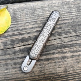 T-Conceal EDC Fidget Slider Fidget Toy Adult Stress Relief Metal Rotation Push Pull ADHD Recreational Fidget Toy Tactile Coin Fritter