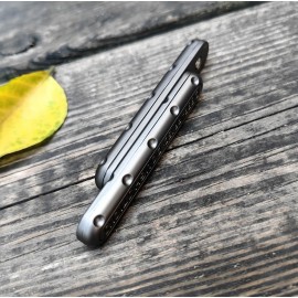 T-Conceal EDC Fidget Slider Fidget Toy Adult Stress Relief Metal Rotation Push Pull ADHD Recreational Fidget Toy Tactile Coin Fritter