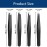 Tweezer Set For Man Women,Precision Tweezers For Facial Hair Eyebrow Chin,4Piece Stainless Steel Tweezers(Black).