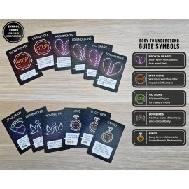 Neon Love Oracle Deck: A Modern Dating and Relationship Oracle - Reveal Their Secrets, Test Your Compatibility, and Find True Love - Small Deck of 61 Romance Oracle Cards with Meanings on Them