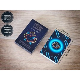 Neon Love Oracle Deck: A Modern Dating and Relationship Oracle - Reveal Their Secrets, Test Your Compatibility, and Find True Love - Small Deck of 61 Romance Oracle Cards with Meanings on Them