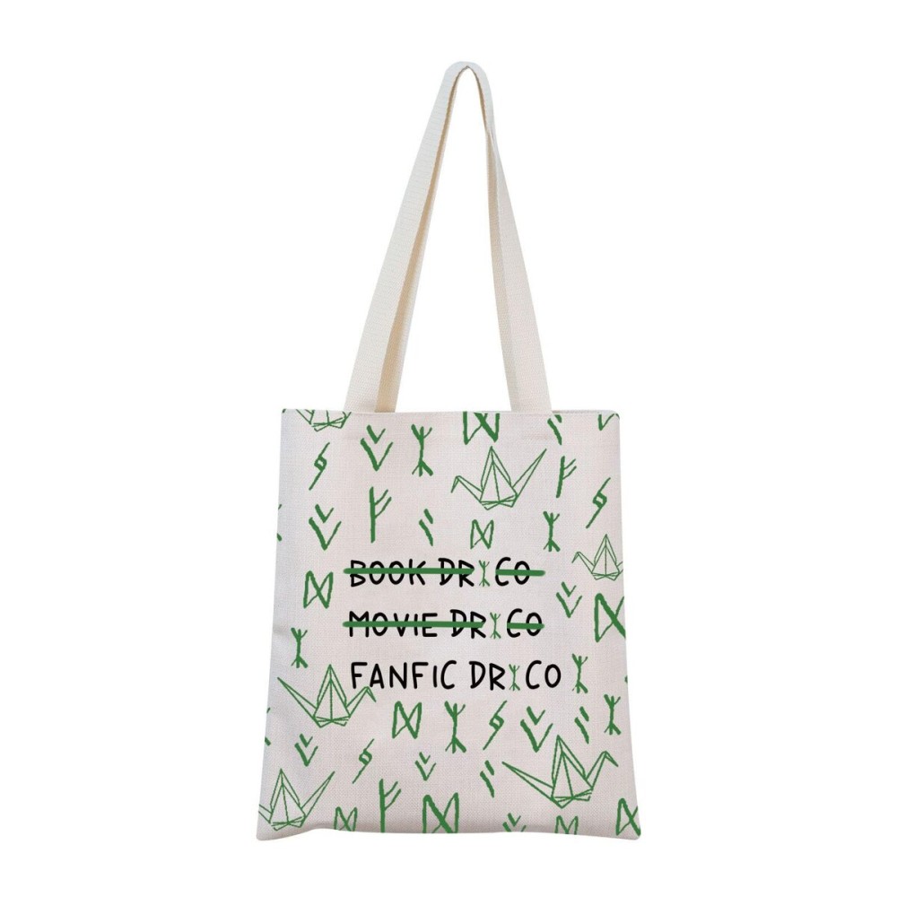 MNIGIU Bookish Tote Bag Books Fans Gift Books Lovers Gift For Readers Books Merch (BOOK-MOVIE Tote)