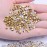 Flatback Rhinestones Round Gems for Nails Art and Crafts 4000Pcs SS6 2mm AB Crystals Glitter Stone DIY Bags Clothes Shoes (Gold AB)
