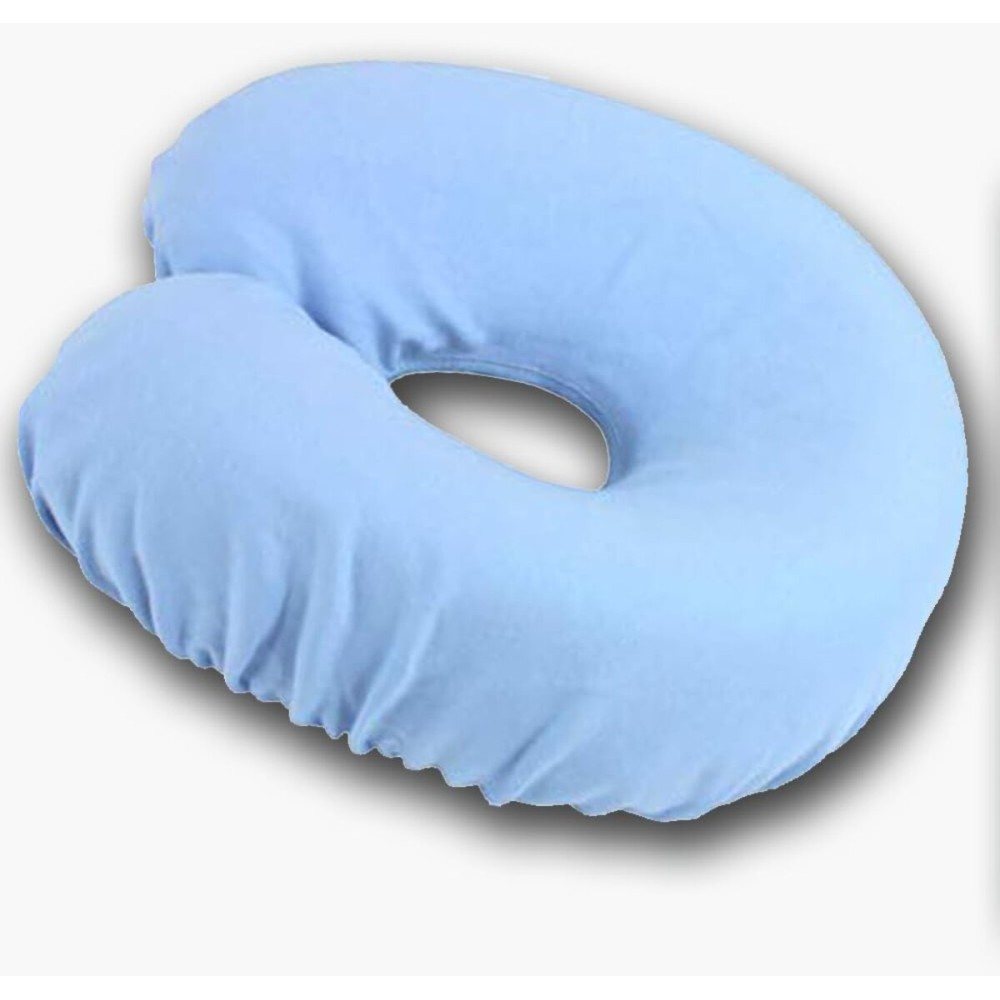 ibodycare Cooling Seamless Cotton Fitted Face Rest Cover for Eye Surgery Recovery Face Down Equipment or Massage Chair or Massage Tables