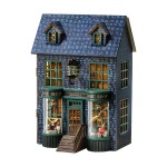Flever Dollhouse Miniature DIY House Kit Creative Room with Furniture for Romantic Valentine\'s Gift (Magic Store)