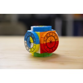 iYallow Time Machine Speed Cube 2x2 (Roman Numerals)