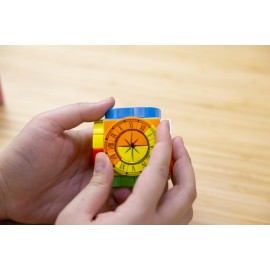 iYallow Time Machine Speed Cube 2x2 (Roman Numerals)