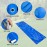 30 x 9.8 Ft Lawn Water Slide Extra Long Heavy Duty Water Slide Tarp with 24 Metal Stake and 5 Self-Adhesive Repair Patches Outdoor Water Play Slide for Summer Fun & Outdoor Water Party Activities