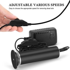 Electric Callus Remover for Feet, Adjustable Various Speed, Powerful Electric Foot File Sander Grinder Pedicure Hard Dead Skin Remover with 60 Sandpaper Discs and Dust Brush, Black FCR-1 Electric Callus Remover for Feet, Adjustable Various Speed, Powerful Electric Foot File Sander Grinder Pedicure Hard Dead Skin Remover with 60 Sandpaper Discs and Dust Brush, Black FCR-1