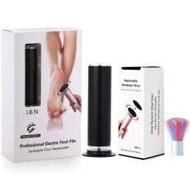 Electric Callus Remover for Feet, Adjustable Various Speed, Powerful Electric Foot File Sander Grinder Pedicure Hard Dead Skin Remover with 60 Sandpaper Discs and Dust Brush, Black FCR-1 Electric Callus Remover for Feet, Adjustable Various Speed, Powerful Electric Foot File Sander Grinder Pedicure Hard Dead Skin Remover with 60 Sandpaper Discs and Dust Brush, Black FCR-1
