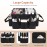 onemoky Hairstylist Traveling Bag, Extra Large Hair Tools Travel Bag, Hair Tool Organizer with Adjustable Dividers and Multi Pockets, Professional Makeup Artist Bag, Hairstylist Must Have